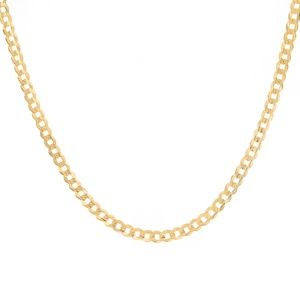 14K Yellow Gold Curb Link 22 Inch Chain 13.6 Grams